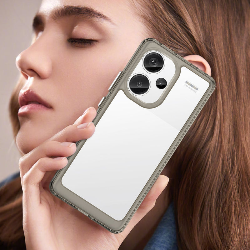 Xiaomi Redmi Note 13 Pro Plus 5G Soft TPU Bumper Case (Clear Grey)
