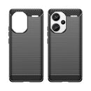 Xiaomi Redmi Note 13 Pro Plus 5G Carbon Fibre TPU Case Slim Shockproof Cover Black