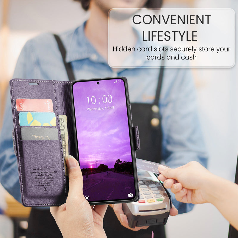 Xiaomi 14T Pro Retro PU Leather Wallet Case
