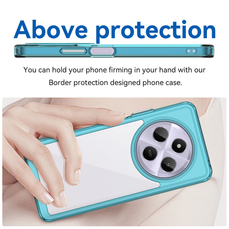 Xiaomi Redmi 14C Soft TPU Bumper Case [Clear Blue]