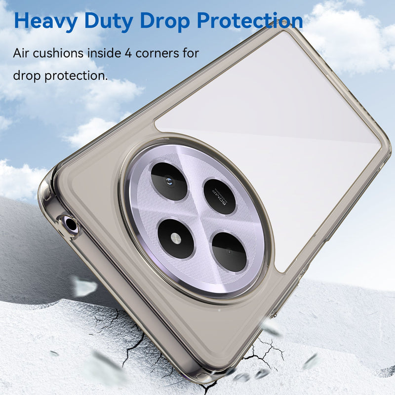 Xiaomi Redmi 14C Soft TPU Bumper Case [Clear Gray]