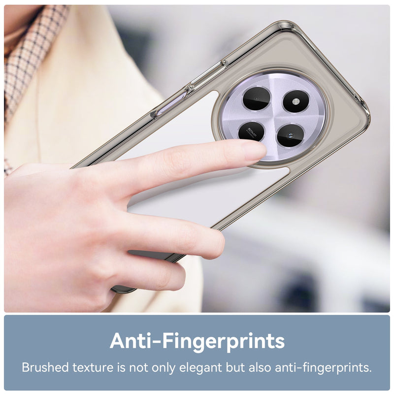 Xiaomi Redmi 14C Soft TPU Bumper Case [Clear Gray]