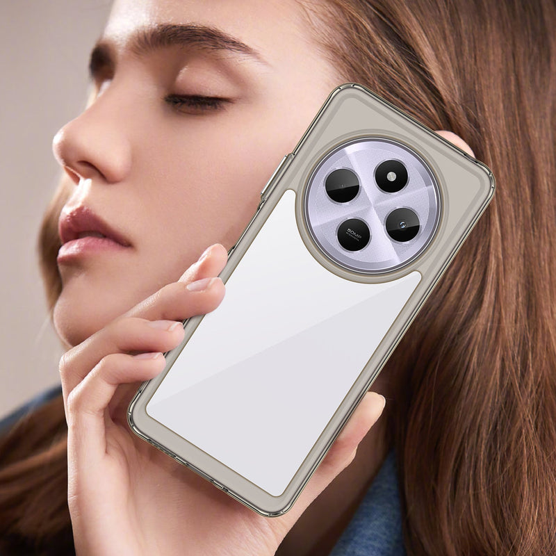 Xiaomi Redmi 14C Soft TPU Bumper Case [Clear Gray]