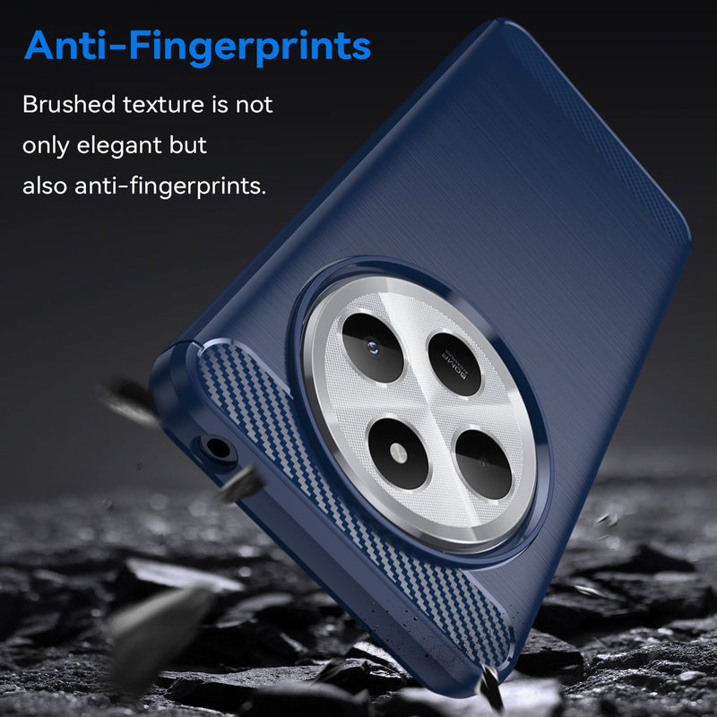 Xiaomi Redmi 14C Carbon Fibre Brushed Case [Navy]