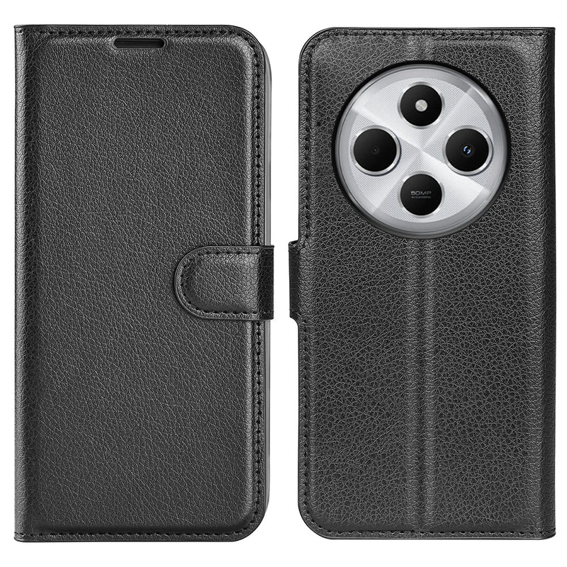 Xiaomi Redmi 14C PU Wallet Case (Black)