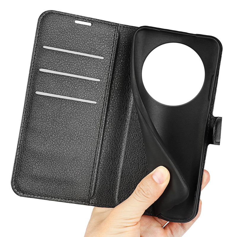 Xiaomi Redmi 14C PU Wallet Case (Black)