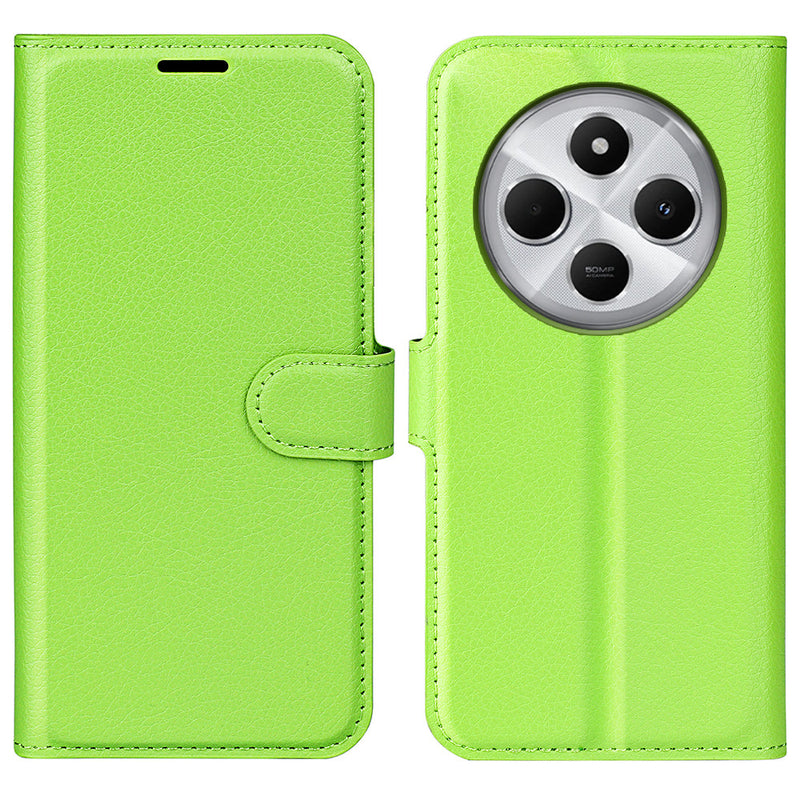 Xiaomi Redmi 14C PU Wallet Case (Green)