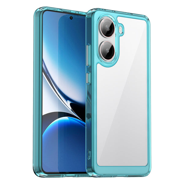 Xiaomi Poco X7 Pro Soft TPU Bumper Case [Clear Blue]
