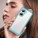 Xiaomi Poco X7 Pro Soft TPU Bumper Case [Clear Blue]