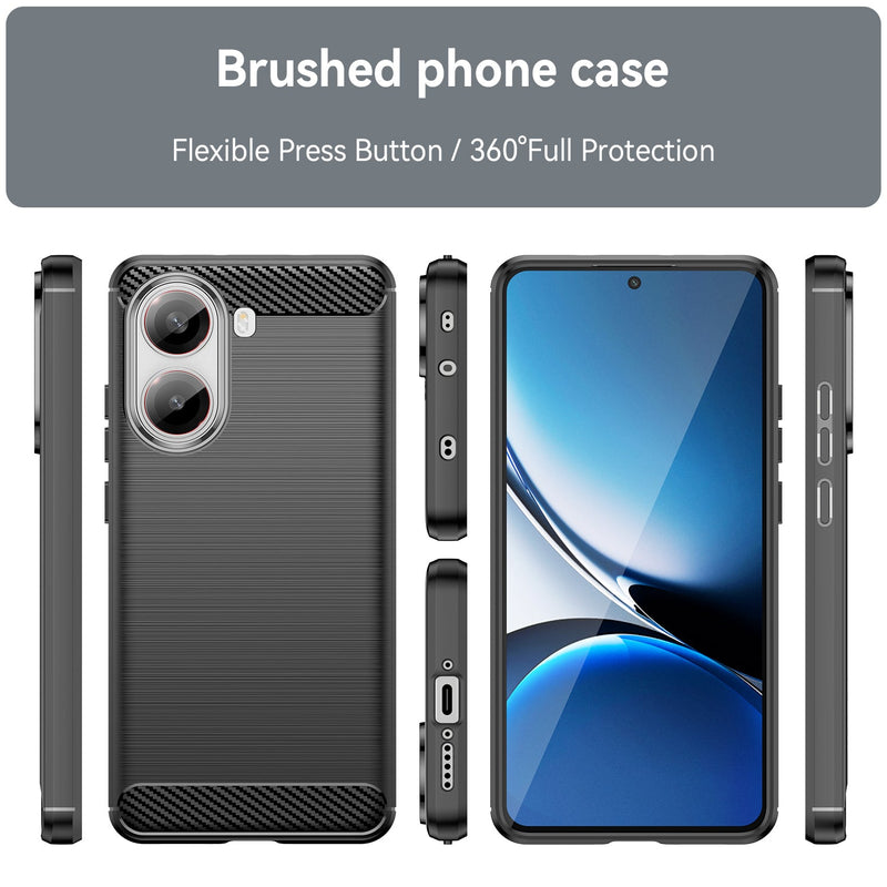 Xiaomi Poco X7 Pro Carbon Fibre Brushed Case [Black]