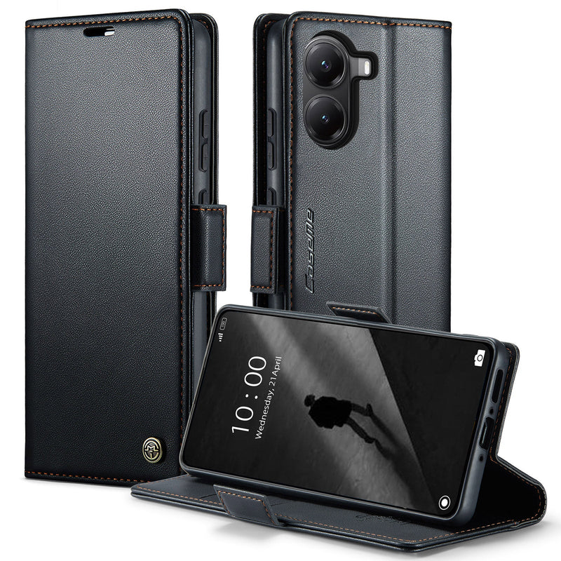Xiaomi Poco X7 Pro CaseMe Retro Wallet Case [Black]