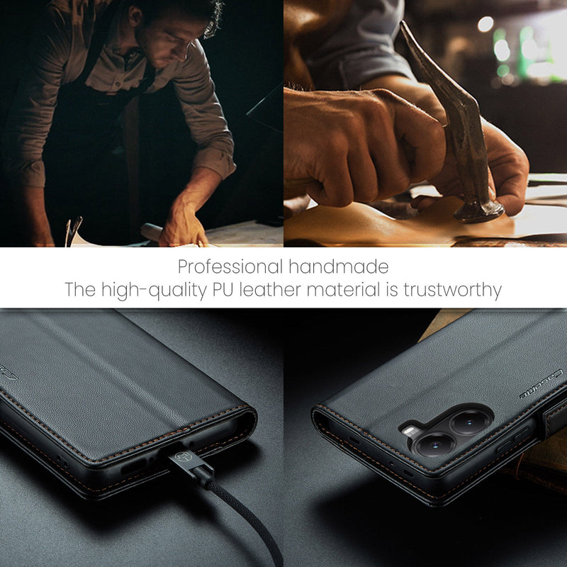 Xiaomi Poco X7 Pro CaseMe Retro Wallet Case [Black]