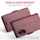 Xiaomi Poco X7 Pro CaseMe Retro Wallet Case [Maroon]