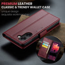 Xiaomi Poco X7 Pro CaseMe Retro Wallet Case [Maroon]