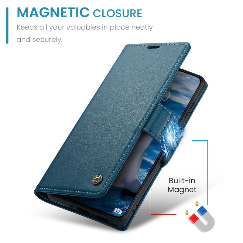 Xiaomi Poco X7 Pro CaseMe Retro Wallet Case [Navy]