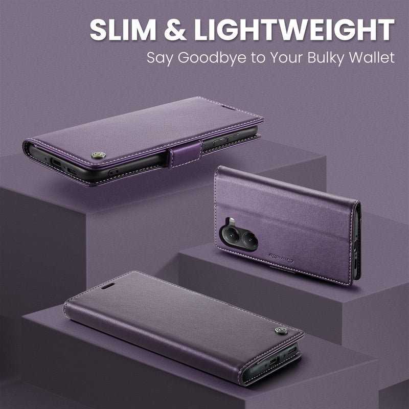 Xiaomi Poco X7 Pro CaseMe Retro Wallet Case [Purple]