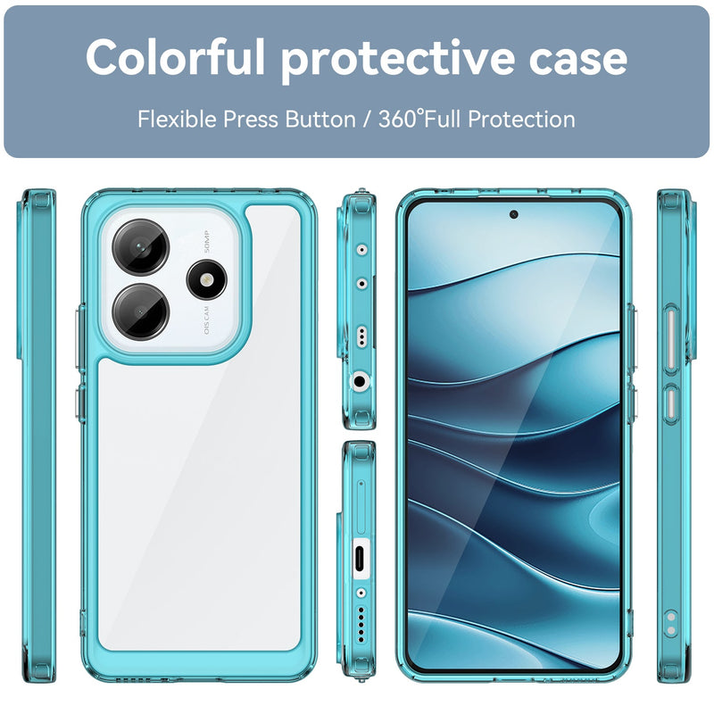 Xiaomi Redmi Note 14 5G Soft TPU Bumper Case [Clear Blue]