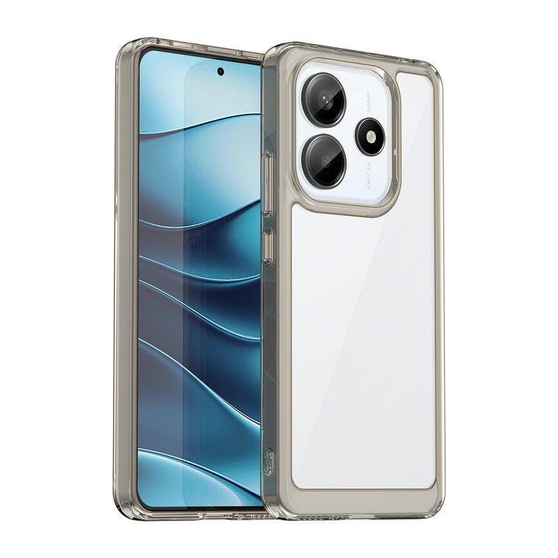 Xiaomi Redmi Note 14 5G Soft TPU Bumper Case [Clear Grey]