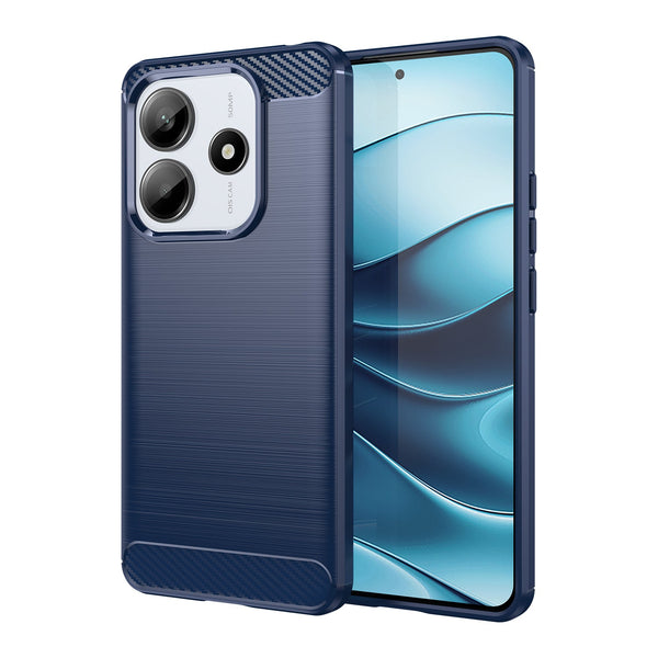 Xiaomi Redmi Note 14 5G Carbon Fibre Brushed Case [Navy]