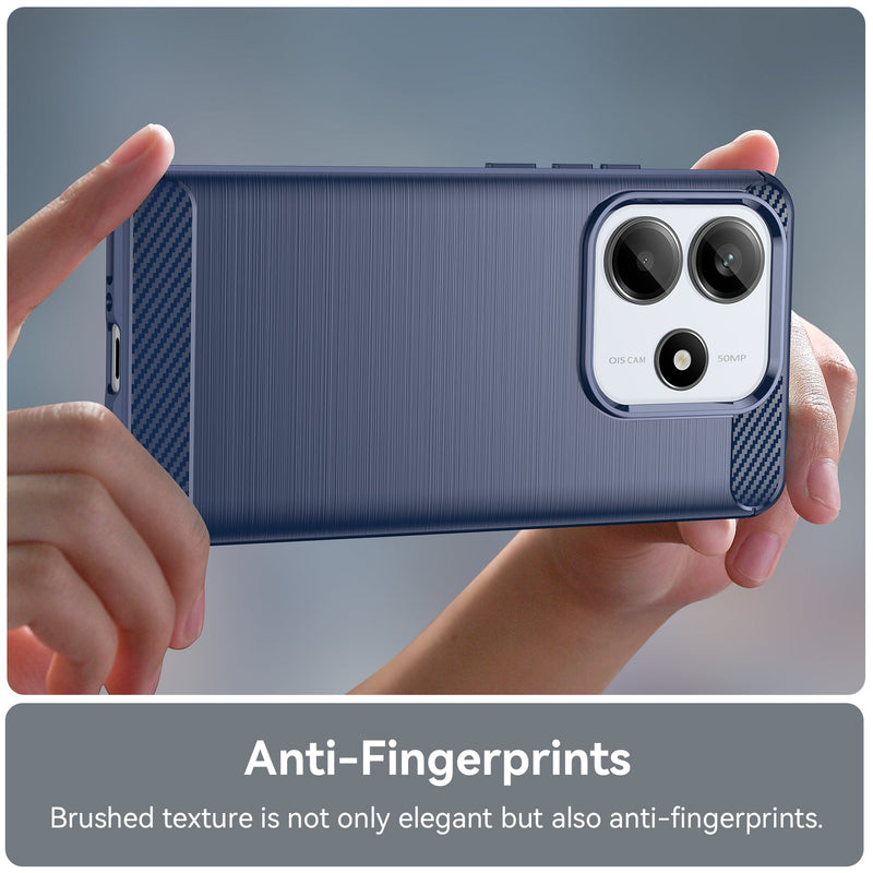 Xiaomi Redmi Note 14 5G Carbon Fibre Brushed Case [Navy]