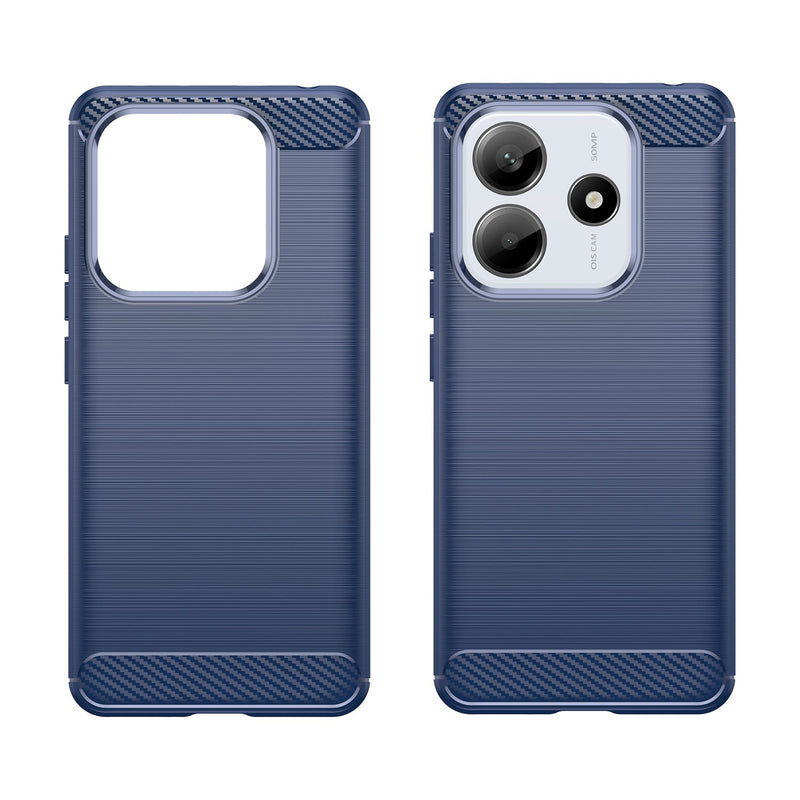 Xiaomi Redmi Note 14 5G Carbon Fibre Brushed Case [Navy]