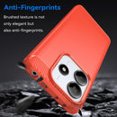 Xiaomi Redmi Note 14 5G Carbon Fibre Brushed Case [Red]