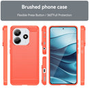 Xiaomi Redmi Note 14 5G Carbon Fibre Brushed Case [Red]