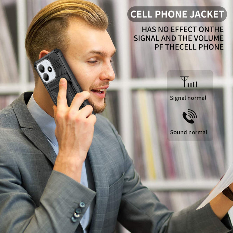 Xiaomi Redmi Note 14 5G Kickstand Card Case [Black]