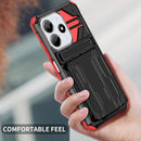 Xiaomi Redmi Note 14 5G Kickstand Card Case [Red]