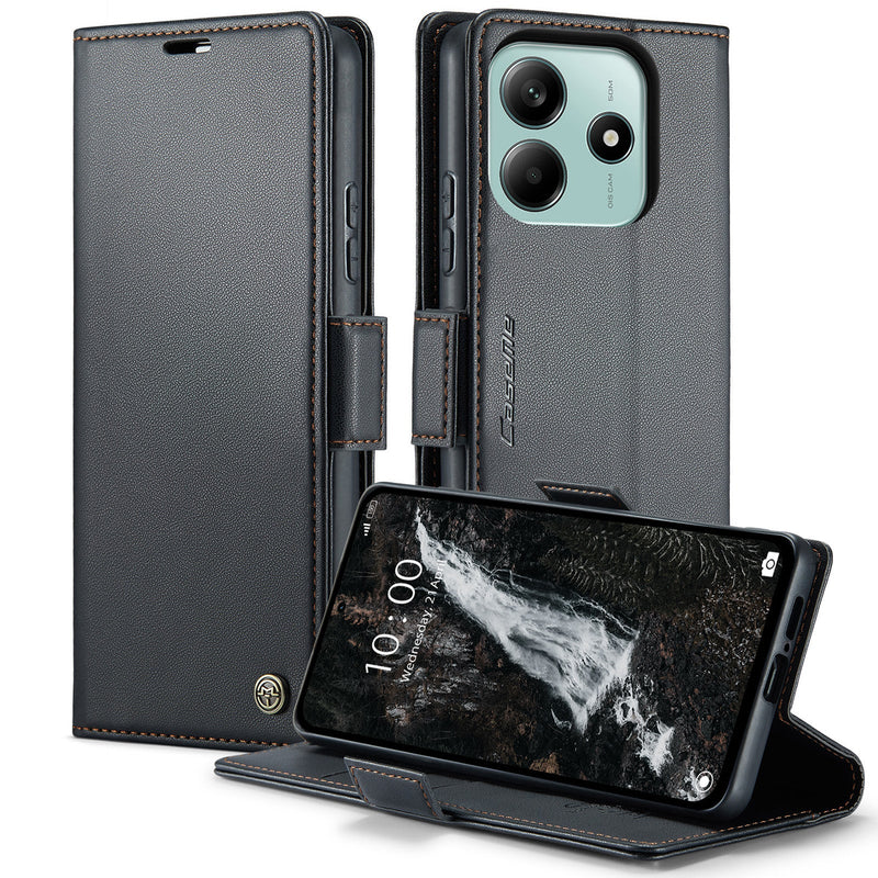 Xiaomi Redmi Note 14 5G CaseMe Retro Wallet Case [Black]