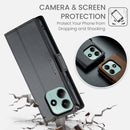 Xiaomi Redmi Note 14 5G CaseMe Retro Wallet Case [Black]