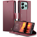 Xiaomi Redmi Note 14 5G CaseMe Retro Wallet Case [Maroon]