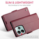 Xiaomi Redmi Note 14 5G CaseMe Retro Wallet Case [Maroon]