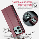 Xiaomi Redmi Note 14 5G CaseMe Retro Wallet Case [Maroon]