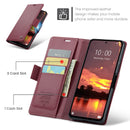 Xiaomi Redmi Note 14 5G CaseMe Retro Wallet Case [Maroon]