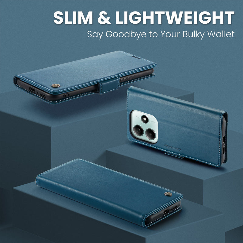Xiaomi Redmi Note 14 5G CaseMe Retro Wallet Case [Navy]