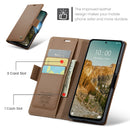 Xiaomi Redmi Note 14 5G CaseMe Retro Wallet Case [Brown]