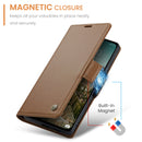 Xiaomi Redmi Note 14 5G CaseMe Retro Wallet Case [Brown]