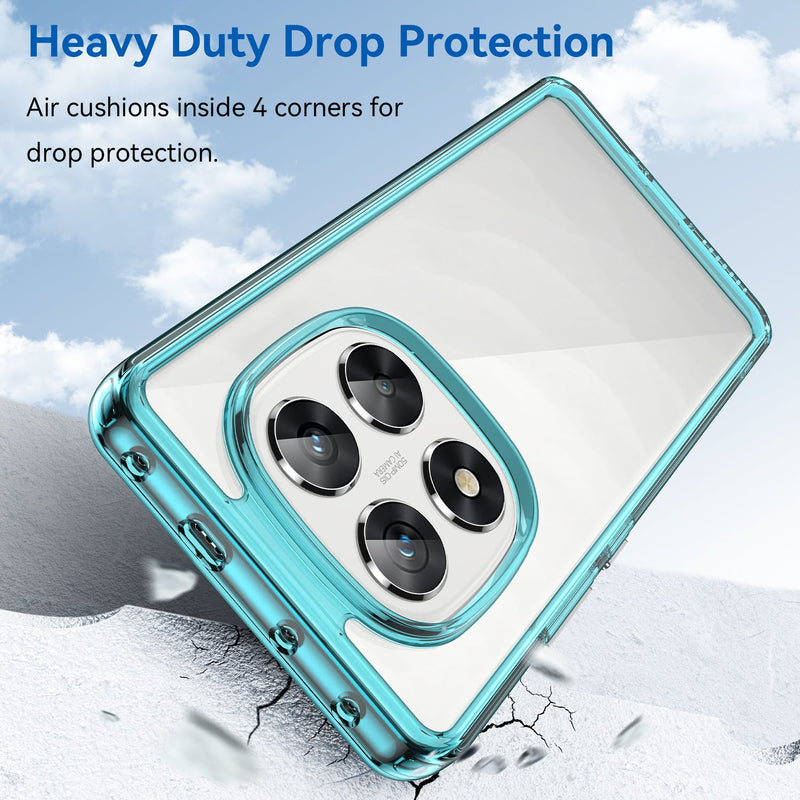 Xiaomi Redmi Note 14 Pro 5G Soft TPU Bumper Case [Clear Blue]