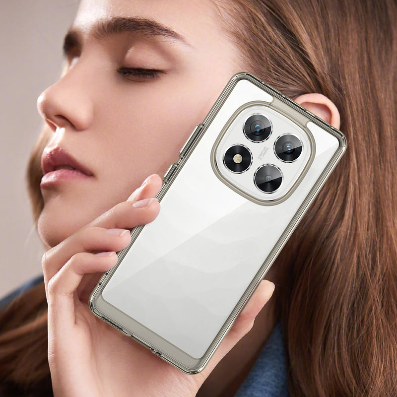 Xiaomi Redmi Note 14 Pro 5G Soft TPU Bumper Case [Clear Grey]