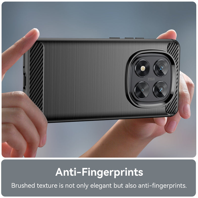 Xiaomi Redmi Note 14 Pro 5G Carbon Fibre Brushed Case [Black]