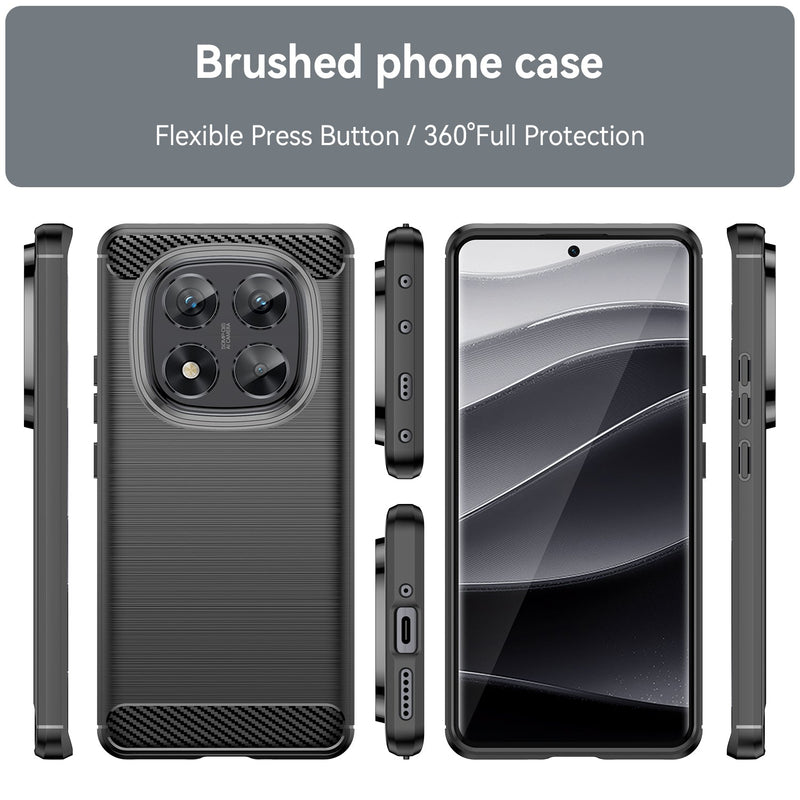 Xiaomi Redmi Note 14 Pro 5G Carbon Fibre Brushed Case [Black]
