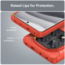 Xiaomi Redmi Note 14 Pro 5G Carbon Fibre Brushed Case [Red]