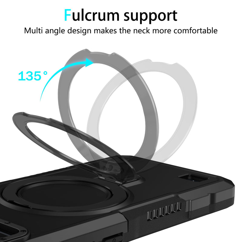 Xiaomi Redmi Note 14 Pro 5G Case Ring Kickstand [Black]