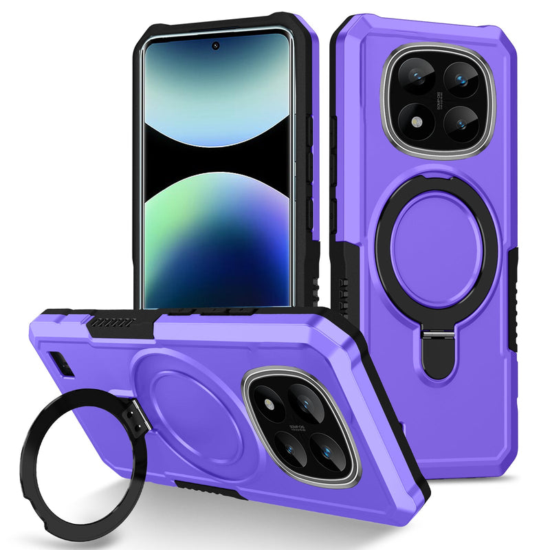 Xiaomi Redmi Note 14 Pro 5G Case Ring Kickstand [Purple]