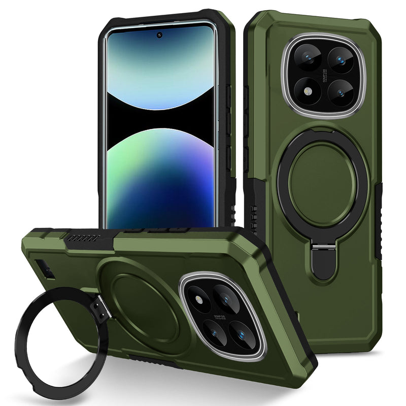 Xiaomi Redmi Note 14 Pro 5G Case Ring Kickstand [Green]