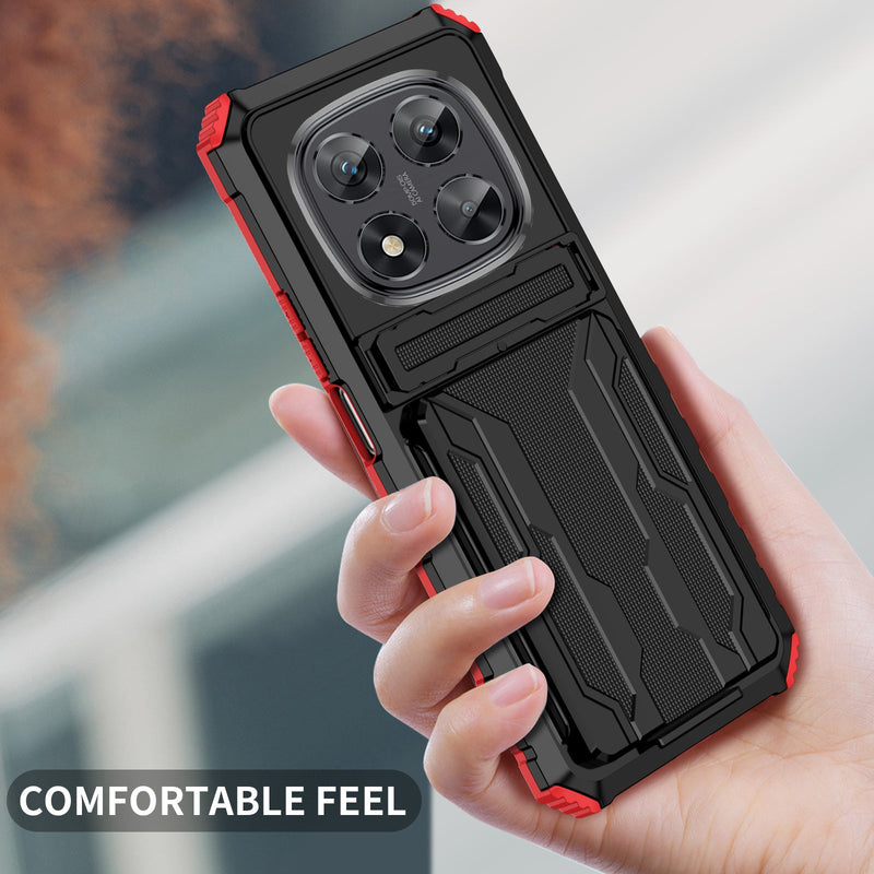 Xiaomi Redmi Note 14 Pro 5G Kickstand Card Case [Red]