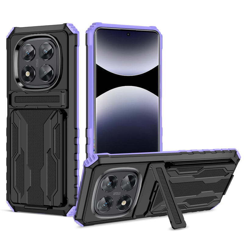 Xiaomi Redmi Note 14 Pro 5G Kickstand Card Case [Purple]
