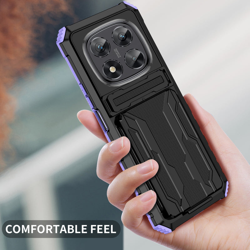 Xiaomi Redmi Note 14 Pro 5G Kickstand Card Case [Purple]