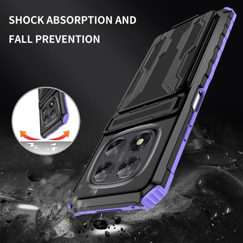 Xiaomi Redmi Note 14 Pro 5G Kickstand Card Case [Purple]